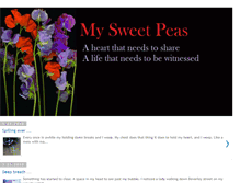 Tablet Screenshot of mysweetpeas.blogspot.com
