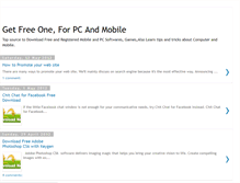 Tablet Screenshot of getfreeone.blogspot.com