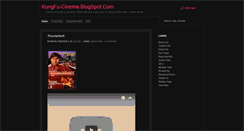 Desktop Screenshot of kungfu-cinema.blogspot.com