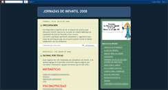Desktop Screenshot of jornadasdeinfantil2008.blogspot.com