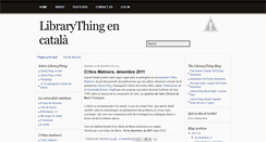 Desktop Screenshot of librarythingcatala.blogspot.com