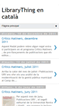 Mobile Screenshot of librarythingcatala.blogspot.com