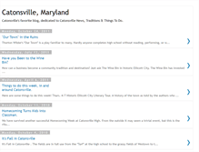 Tablet Screenshot of catonsvilleblog.blogspot.com