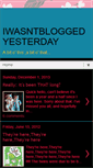 Mobile Screenshot of iwasntbloggedyesterday.blogspot.com