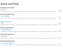 Tablet Screenshot of greensandthings.blogspot.com