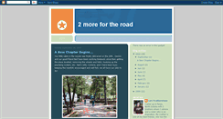 Desktop Screenshot of 2morefortheroad.blogspot.com