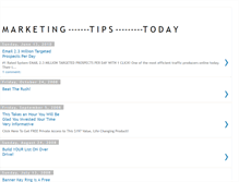 Tablet Screenshot of marketingtipstoday.blogspot.com