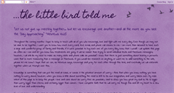 Desktop Screenshot of kelseyslittlebird.blogspot.com