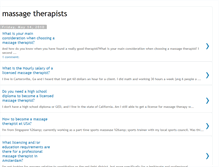 Tablet Screenshot of massage-therapists2.blogspot.com