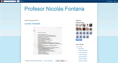 Desktop Screenshot of profenicolasfontana.blogspot.com