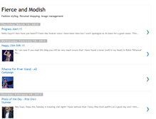 Tablet Screenshot of fierceandmodish.blogspot.com