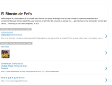 Tablet Screenshot of elrincondefefo.blogspot.com