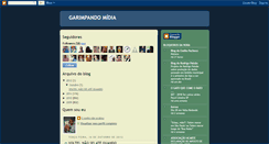 Desktop Screenshot of garimpandomidia.blogspot.com