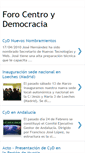 Mobile Screenshot of forocentroydemocracia.blogspot.com
