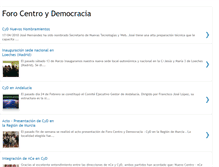 Tablet Screenshot of forocentroydemocracia.blogspot.com