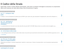 Tablet Screenshot of codicedellastrada.blogspot.com