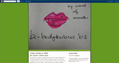 Desktop Screenshot of be-bodylicious.blogspot.com