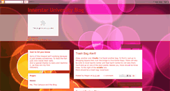 Desktop Screenshot of innerstaruniversityblog.blogspot.com
