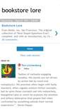 Mobile Screenshot of bookstorelore.blogspot.com