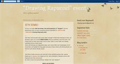 Desktop Screenshot of drawing-rapunzel.blogspot.com