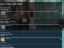 Tablet Screenshot of lostinmycraftroom.blogspot.com