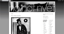 Desktop Screenshot of nonotnyet.blogspot.com