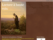 Tablet Screenshot of lectureahautevoix.blogspot.com