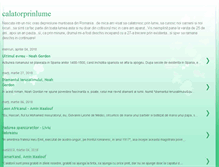Tablet Screenshot of calatorprin-lume.blogspot.com