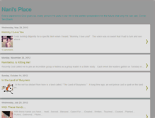 Tablet Screenshot of nanisplacetx.blogspot.com