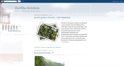 Desktop Screenshot of harithakeralam.blogspot.com