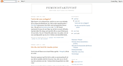 Desktop Screenshot of feministaktivist.blogspot.com