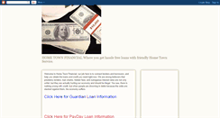 Desktop Screenshot of hometownfinancial.blogspot.com