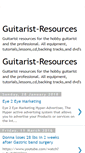 Mobile Screenshot of guitarist-resources.blogspot.com