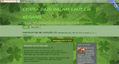 Desktop Screenshot of ceritadaridalamlaut.blogspot.com
