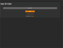 Tablet Screenshot of islastclairnews.blogspot.com