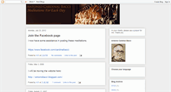 Desktop Screenshot of cardinalmeditations.blogspot.com