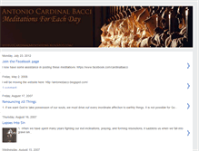 Tablet Screenshot of cardinalmeditations.blogspot.com