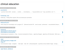 Tablet Screenshot of clinicaleducation-matjo.blogspot.com