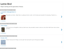 Tablet Screenshot of lottiebird.blogspot.com