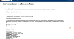 Desktop Screenshot of conversaciones-opositores.blogspot.com