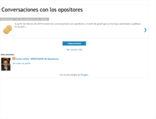 Tablet Screenshot of conversaciones-opositores.blogspot.com