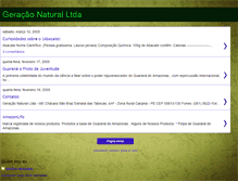 Tablet Screenshot of geracaonatural.blogspot.com