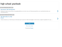 Tablet Screenshot of myhighschoolyearbook.blogspot.com