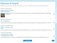 Tablet Screenshot of bitacorasdebogota.blogspot.com