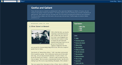 Desktop Screenshot of goofusandgallant.blogspot.com