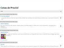 Tablet Screenshot of coisasdepriscilaparaomundo.blogspot.com