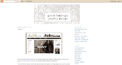 Desktop Screenshot of anneholmanart.blogspot.com
