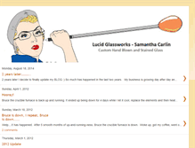 Tablet Screenshot of lucidglassworks.blogspot.com
