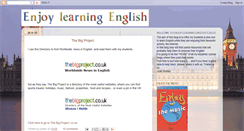 Desktop Screenshot of enjoy-learningenglish.blogspot.com