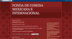 Desktop Screenshot of fondadecomidamexicana.blogspot.com